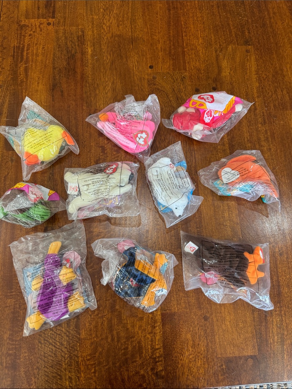 New in Package Vintage 90s Beanie Baby McDonalds Happy Meal Toys